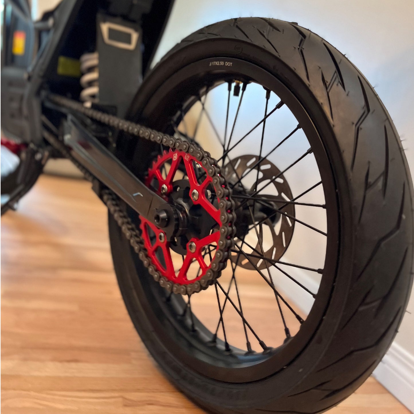 Red-official-arctic-leopard-dirt-bike-our brands-elusiveecycles-EXT-560-EXT620-EXT680-EXT800-dual-dualpurpose-wheelset