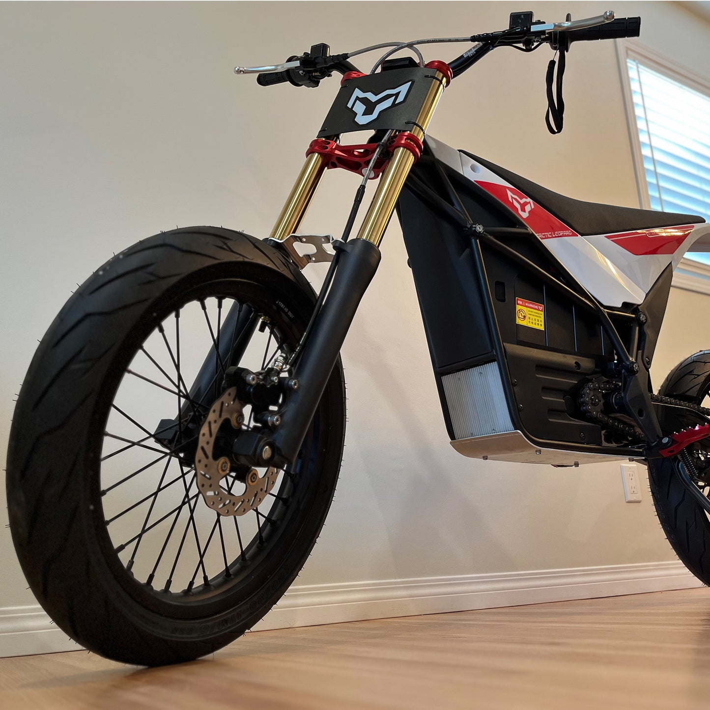 Red-official-arctic-leopard-dirt-bike-our brands-elusiveecycles-EXT-560-EXT620-EXT680-EXT800-dual-dualpurpose-wheelset