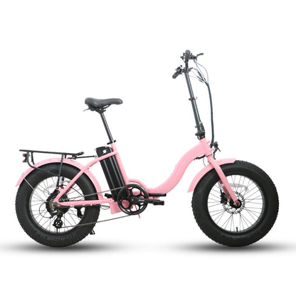 Pink-E-FAT-STEP-EUNORAU-OUR BRANDS-ELUSIVE ECYCLES-all city bikes