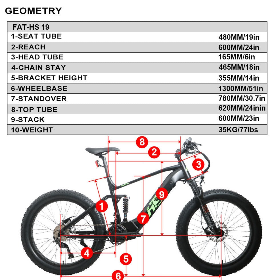 Green-FAT-HS-Eunorau_ElusiveEcycles_our brands-bike fitting-sizing chart