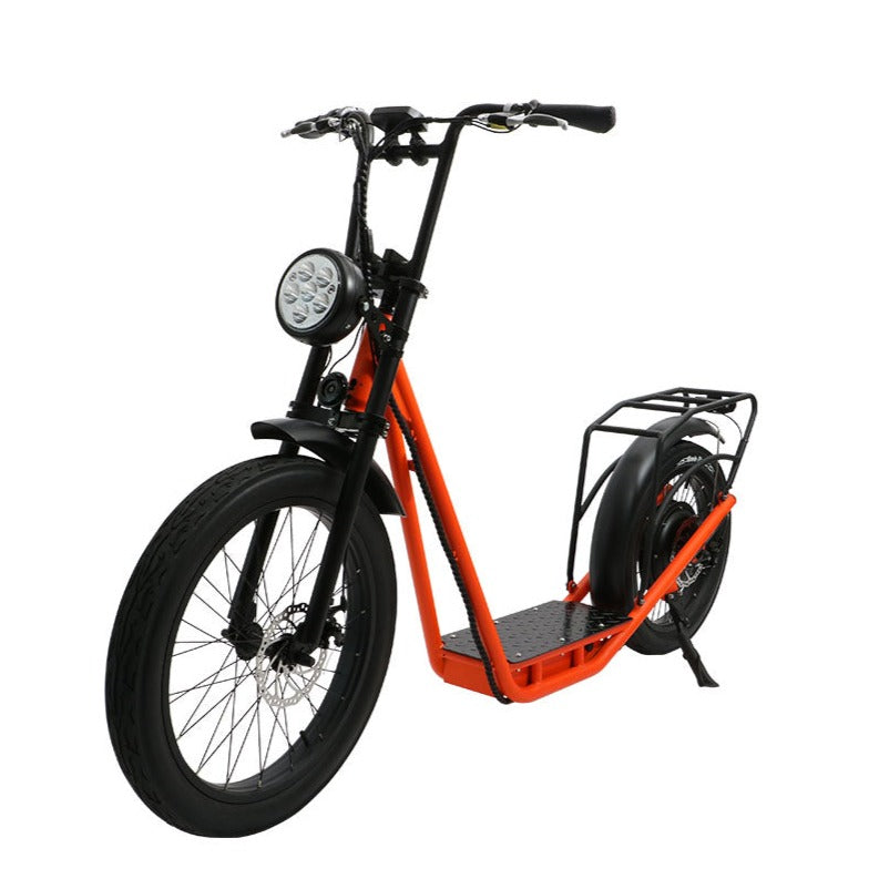 Orange-Eunorau-scooter_ourbrands-ElusiveEcycles-bikes near me