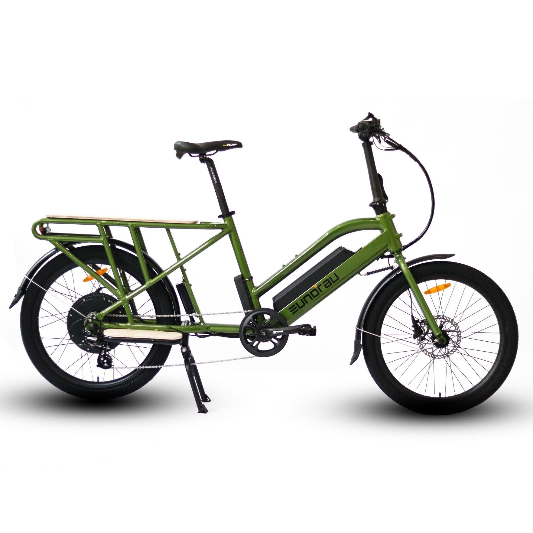 Green-Eunorau-Our Brands-Elusive Ecycles_Max-Cargo-bikepacking at best